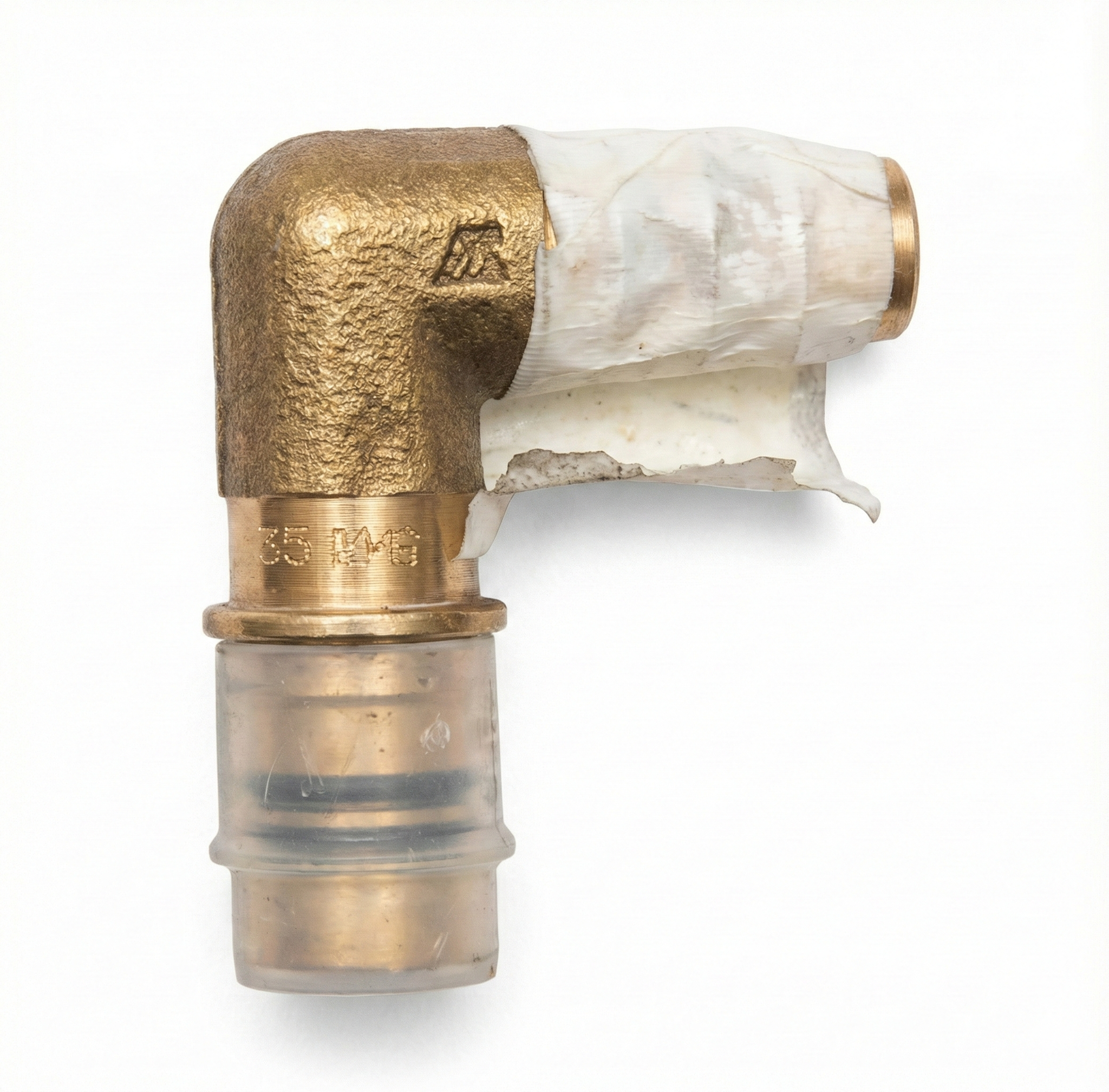 تصویر زانوی نمره 10 برنجی 